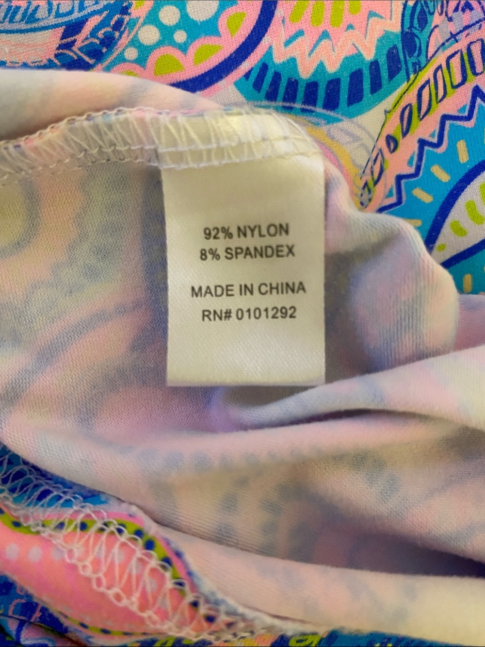 Lulu-B Sleeveless Paisley Mini Dress in Pink and Blue - Picture 7 of 7